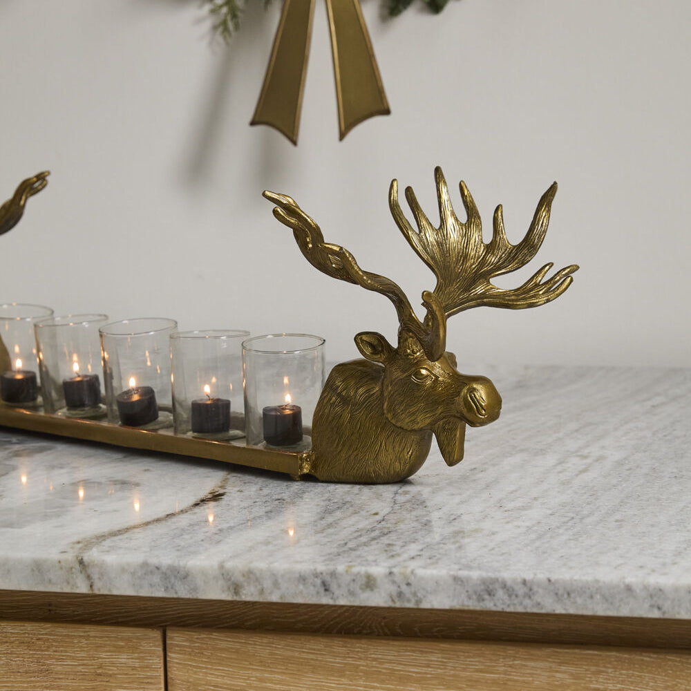 Moose Candleholder