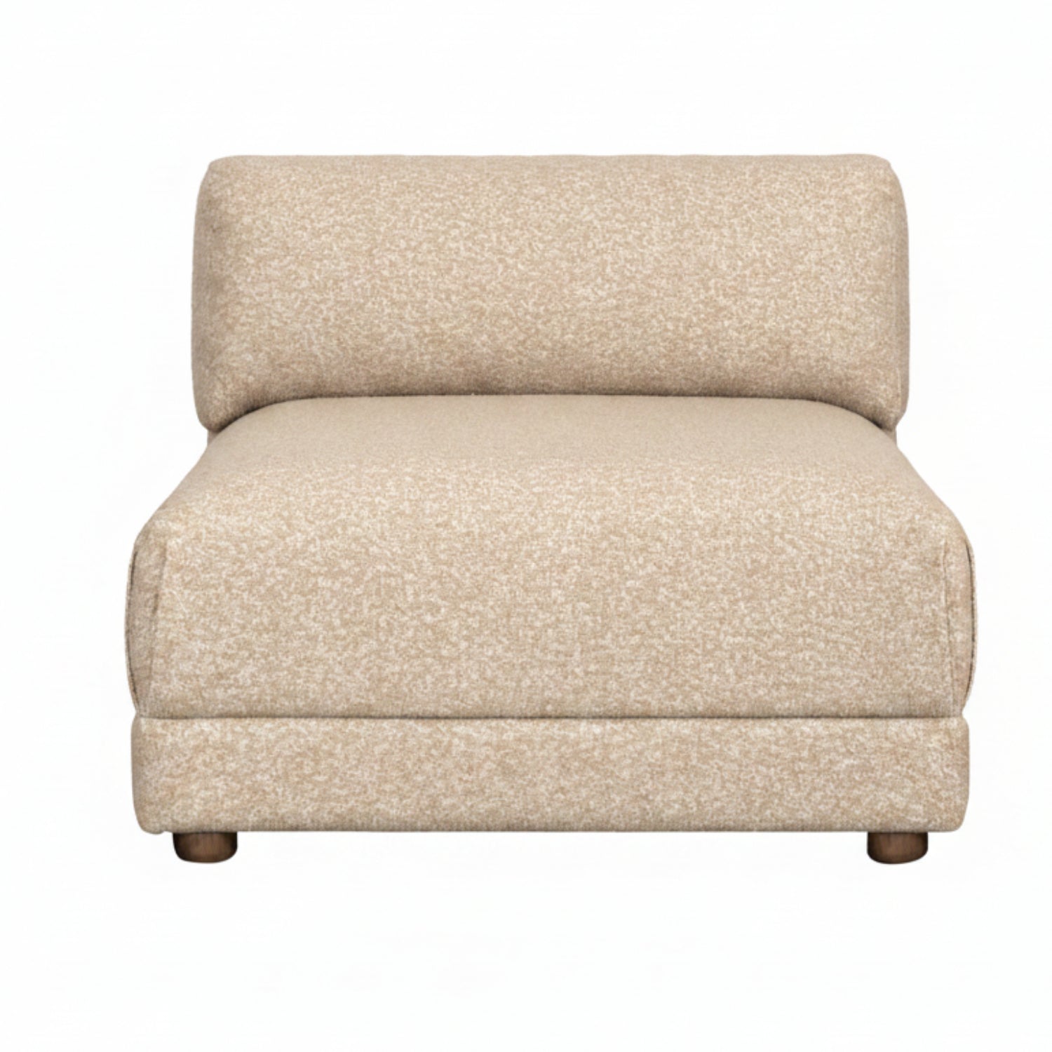 Meryl Beige Modular Sofa Without Arms
