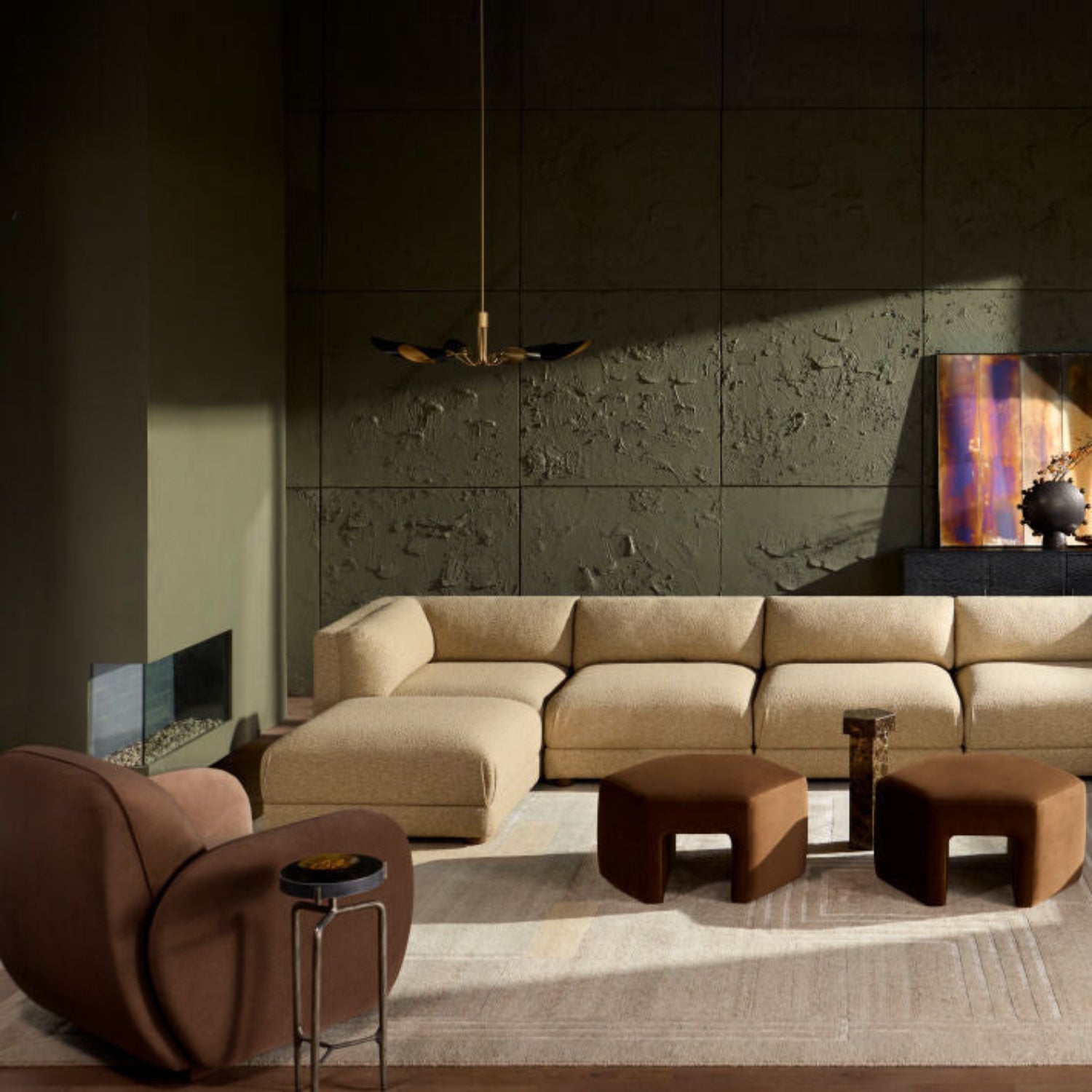 Roselyn Brown Accent Chair