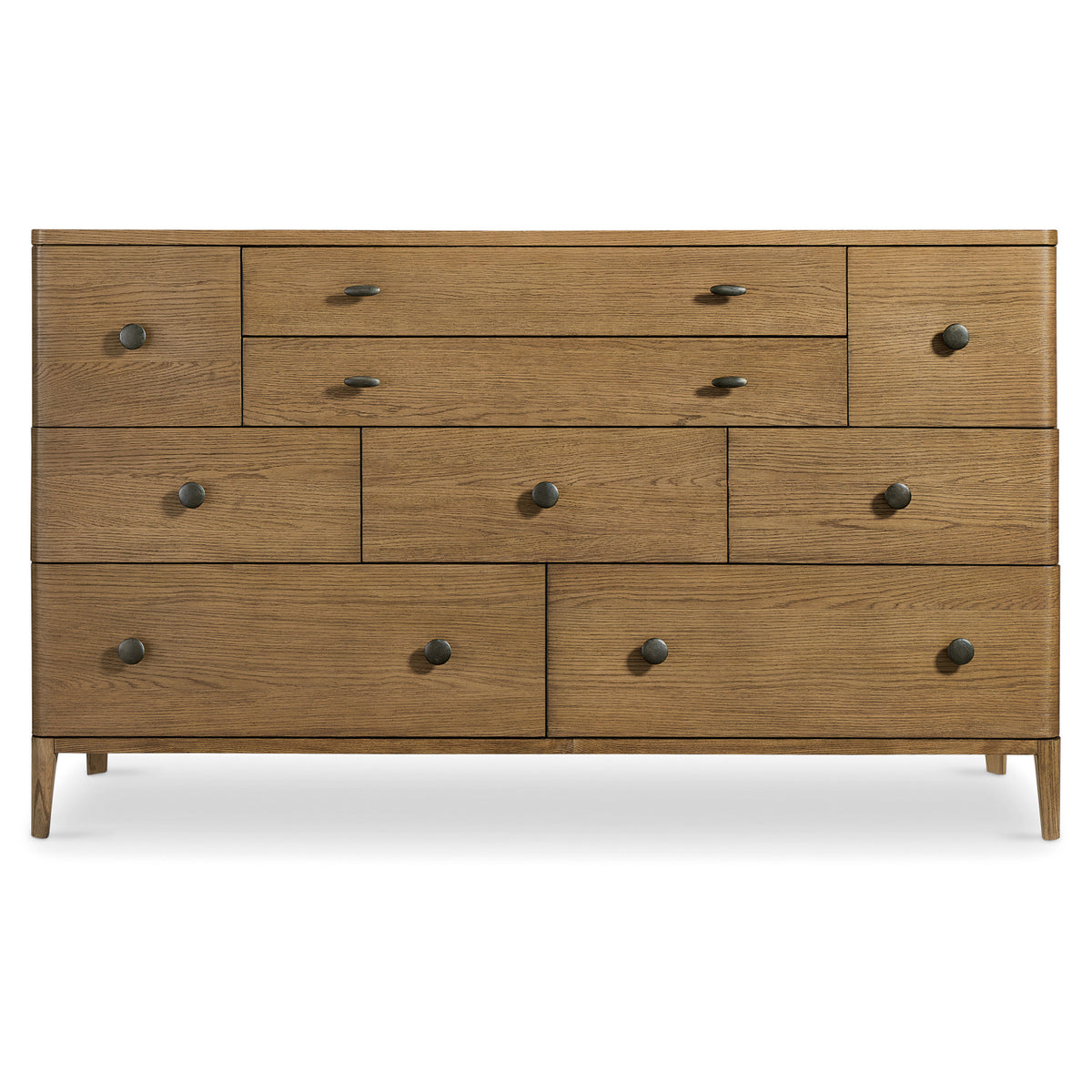 Bernhardt Dilworth Dresser in Brown, side profile