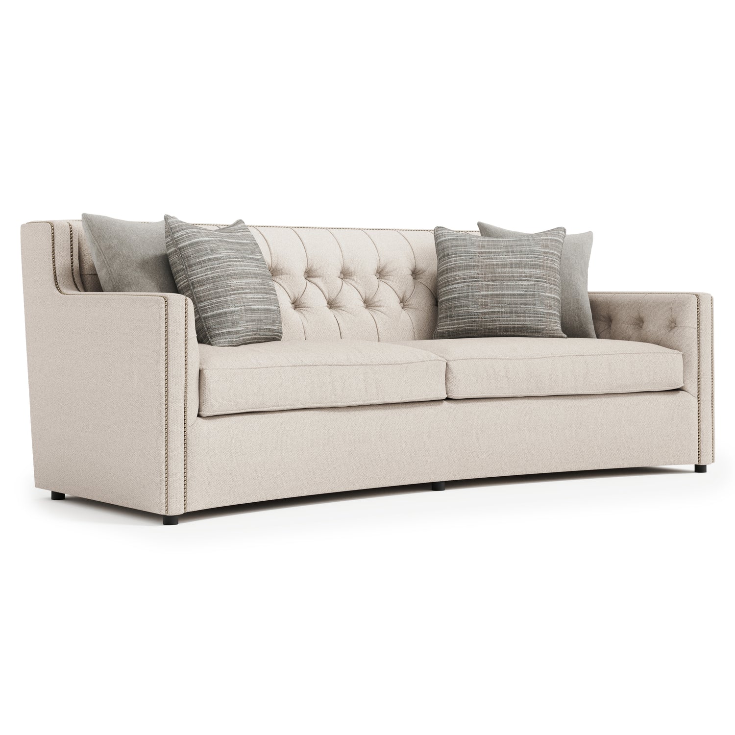 Bernhardt Candace Fabric Sofa, Beige