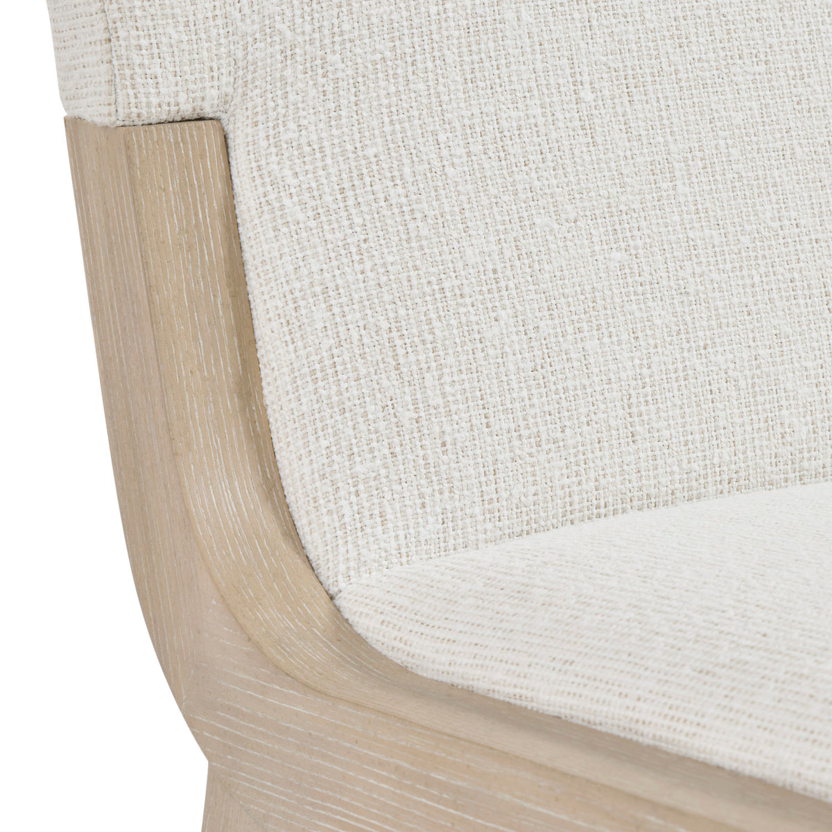 Bernhardt Asana Side Chair in Tan, back view