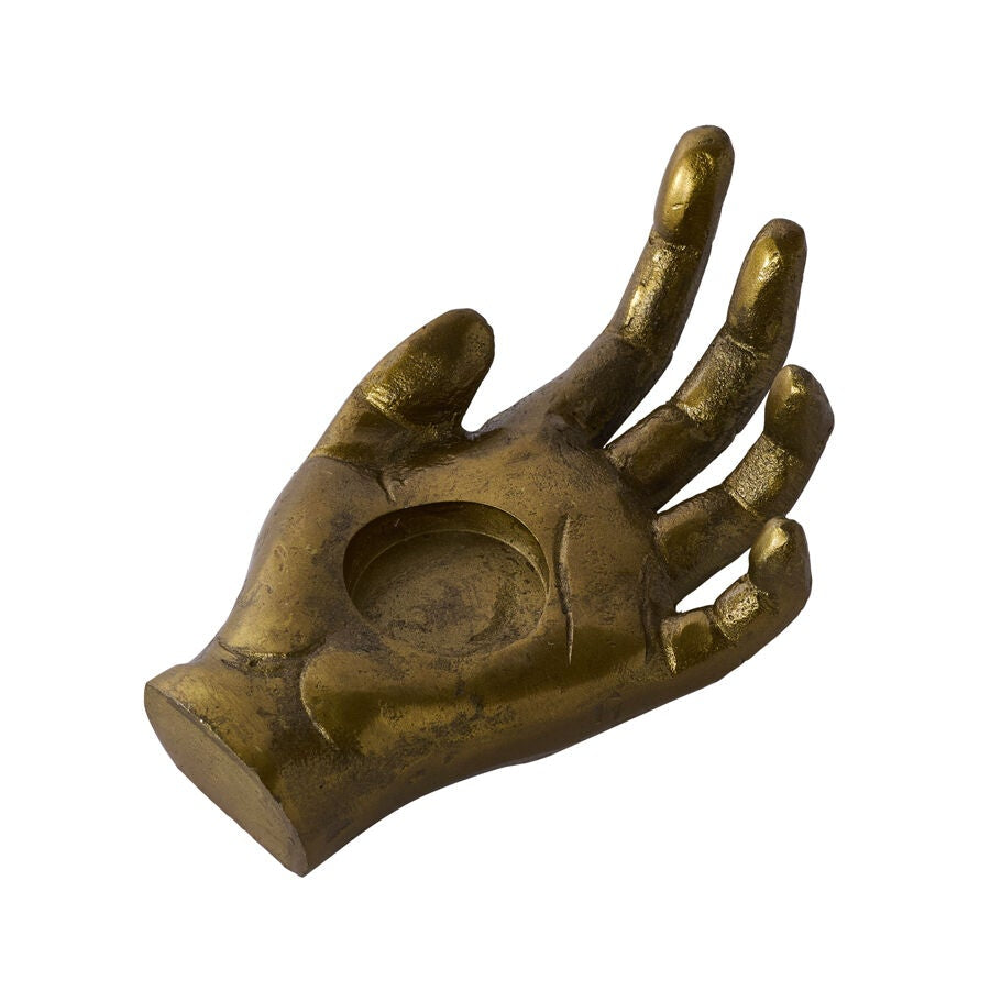Open Hand Candleholder