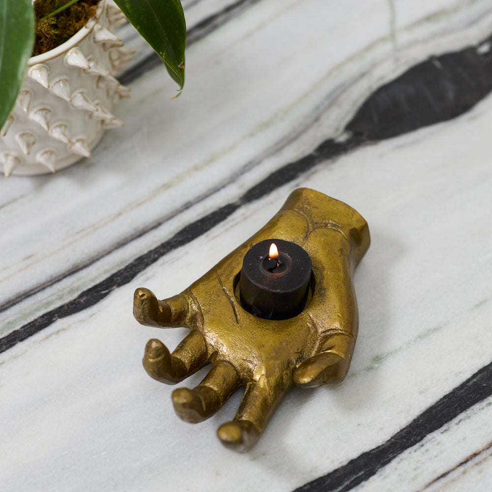 Open Hand Candleholder