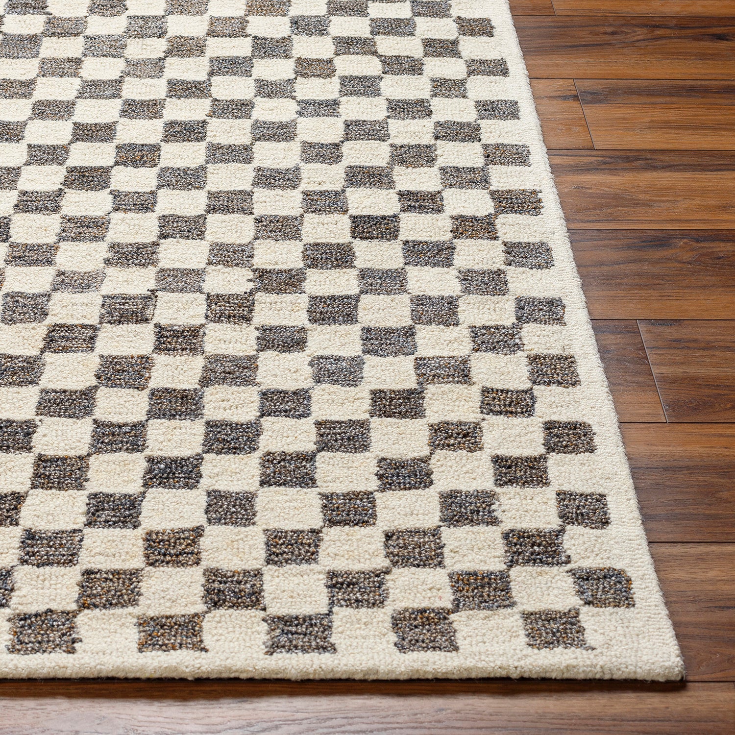 Livabliss Ottawa Checker Hand Tufted Rug