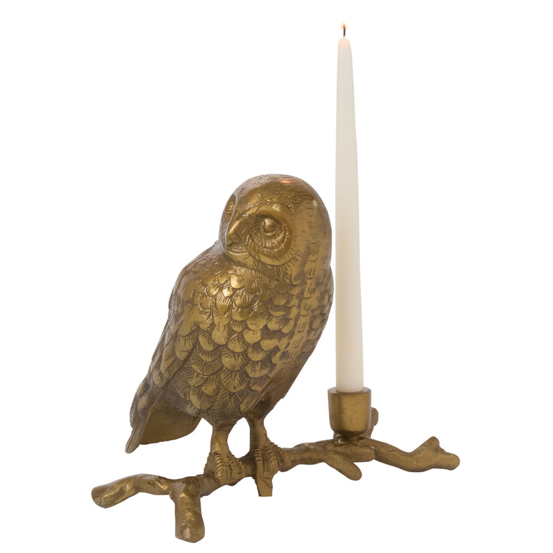 Owl's Watch Candleholder