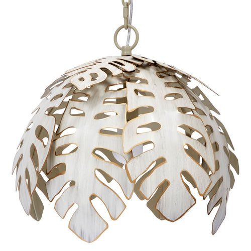 Old World Design Collins Tropical Leaf Small Pendant