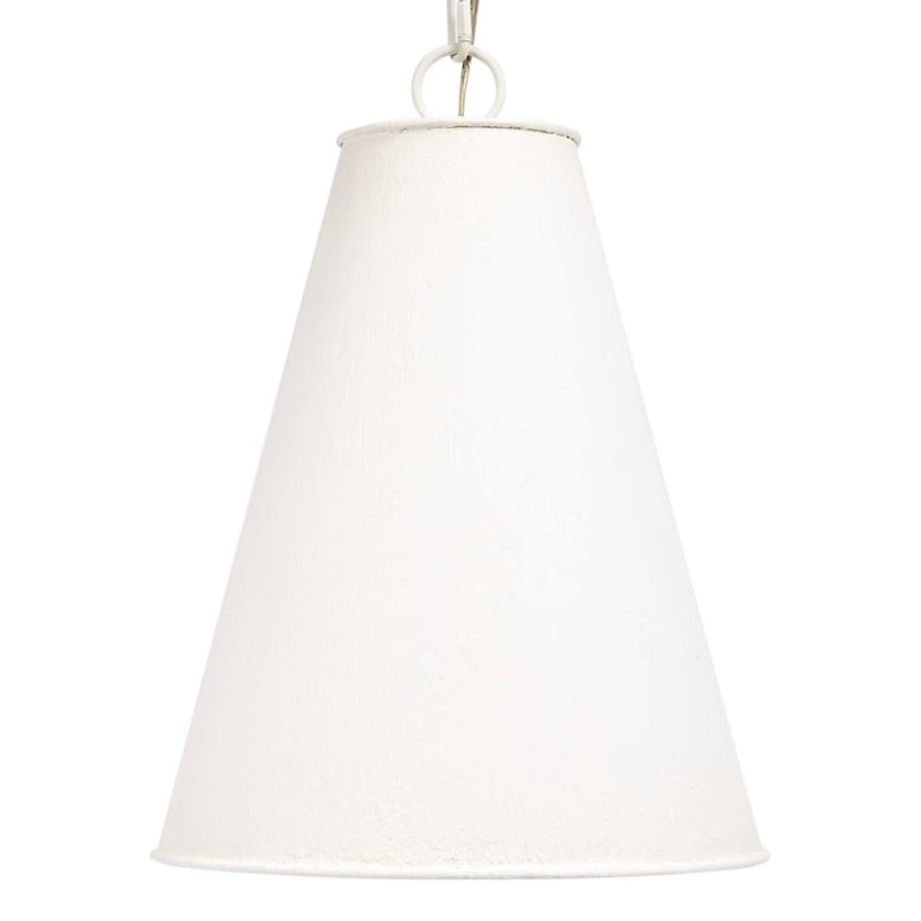 Old World Design Collier White Gesso Shade Pendant