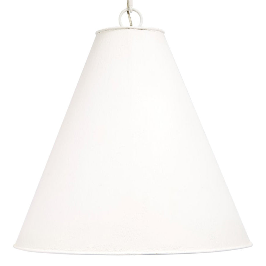 Old World Design Collier White Gesso Shade Pendant