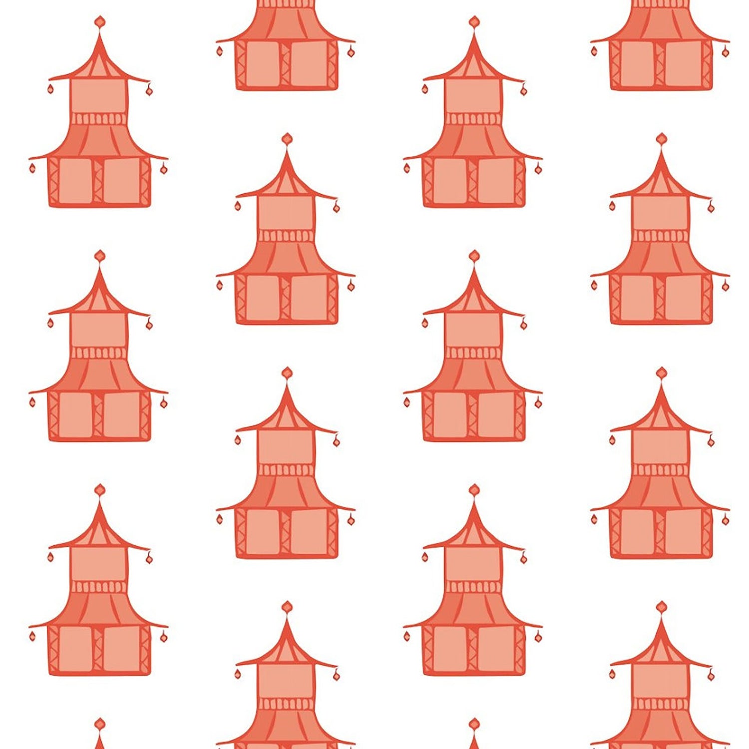 Mitchell Black Pagoda Wallpaper