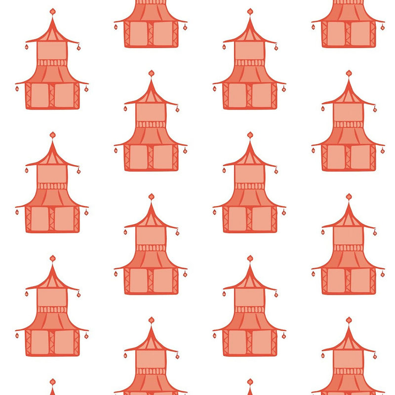 Mitchell Black Pagoda Wallpaper