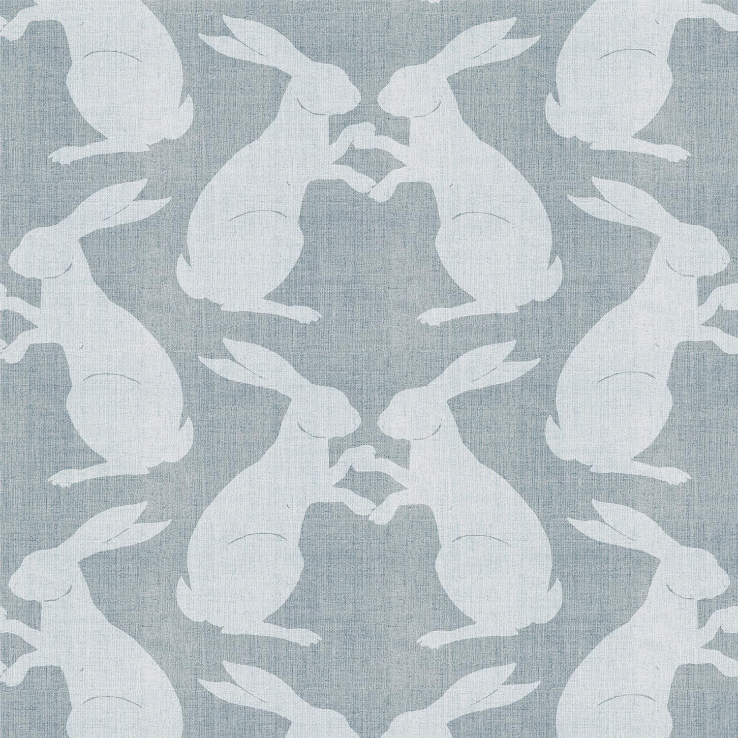 Mitchell Black Paper Rabbits Wallpaper