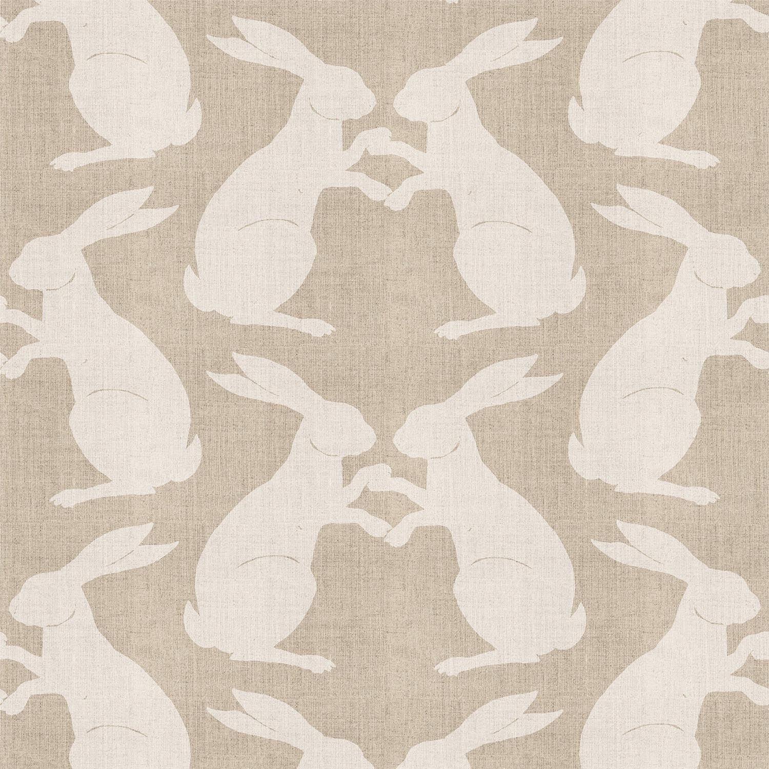 Mitchell Black Paper Rabbits Wallpaper