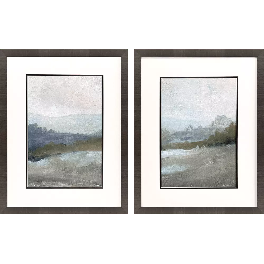 Robinson Azure Valley Framed Artwork Set of 2