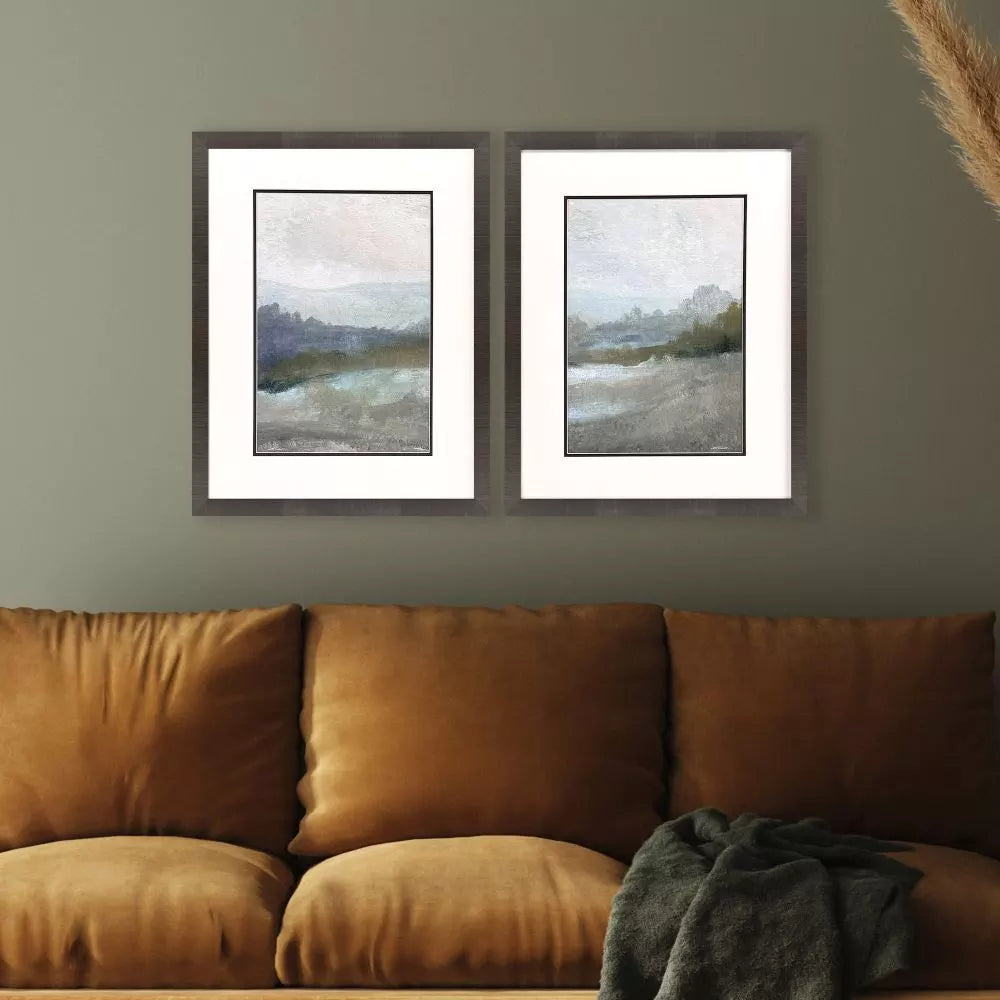 Robinson Azure Valley Framed Artwork Set of 2