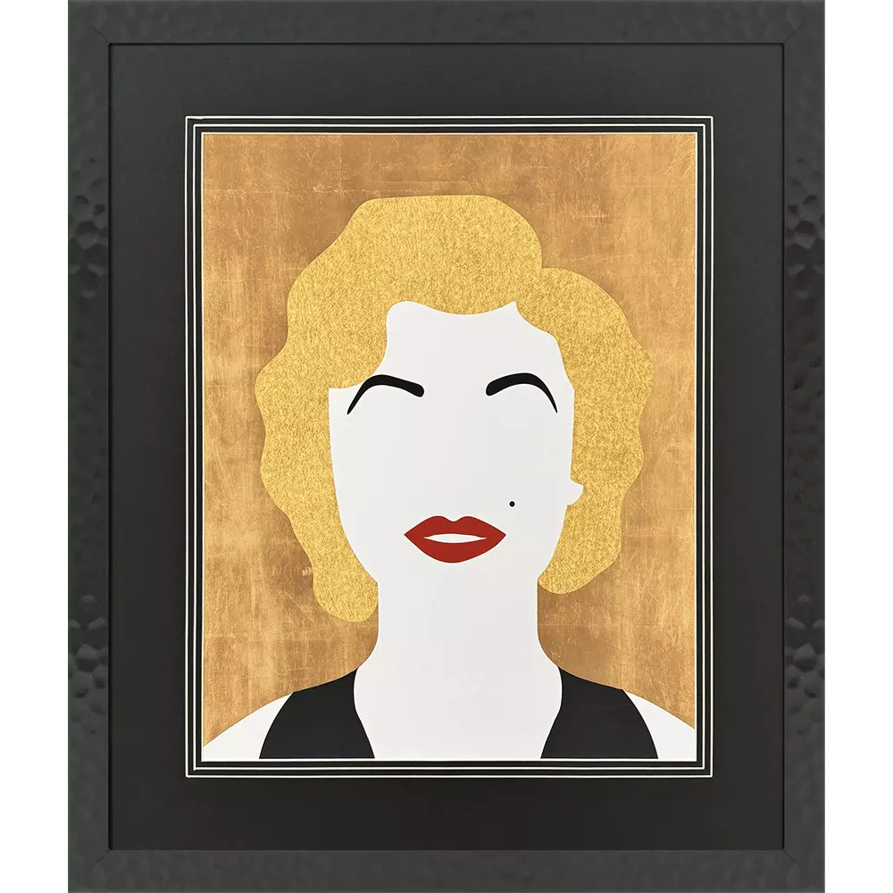 Gibb Icon Blonde Bombshell Framed Artwrok
