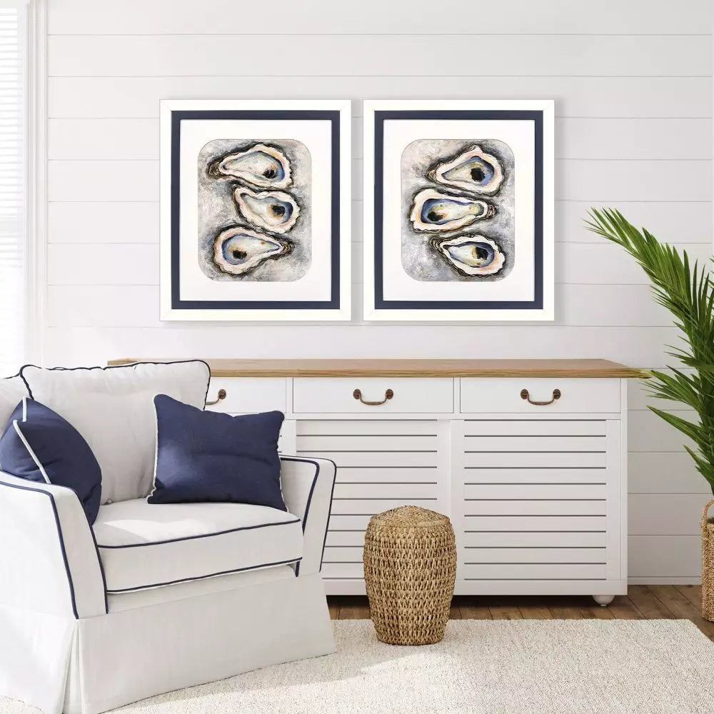Leeanne Vaughn Tide & Treasure Framed Art Set of 2