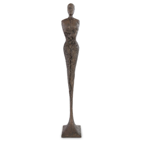 Phillips Collection Tall Chiseled Female Sculpture