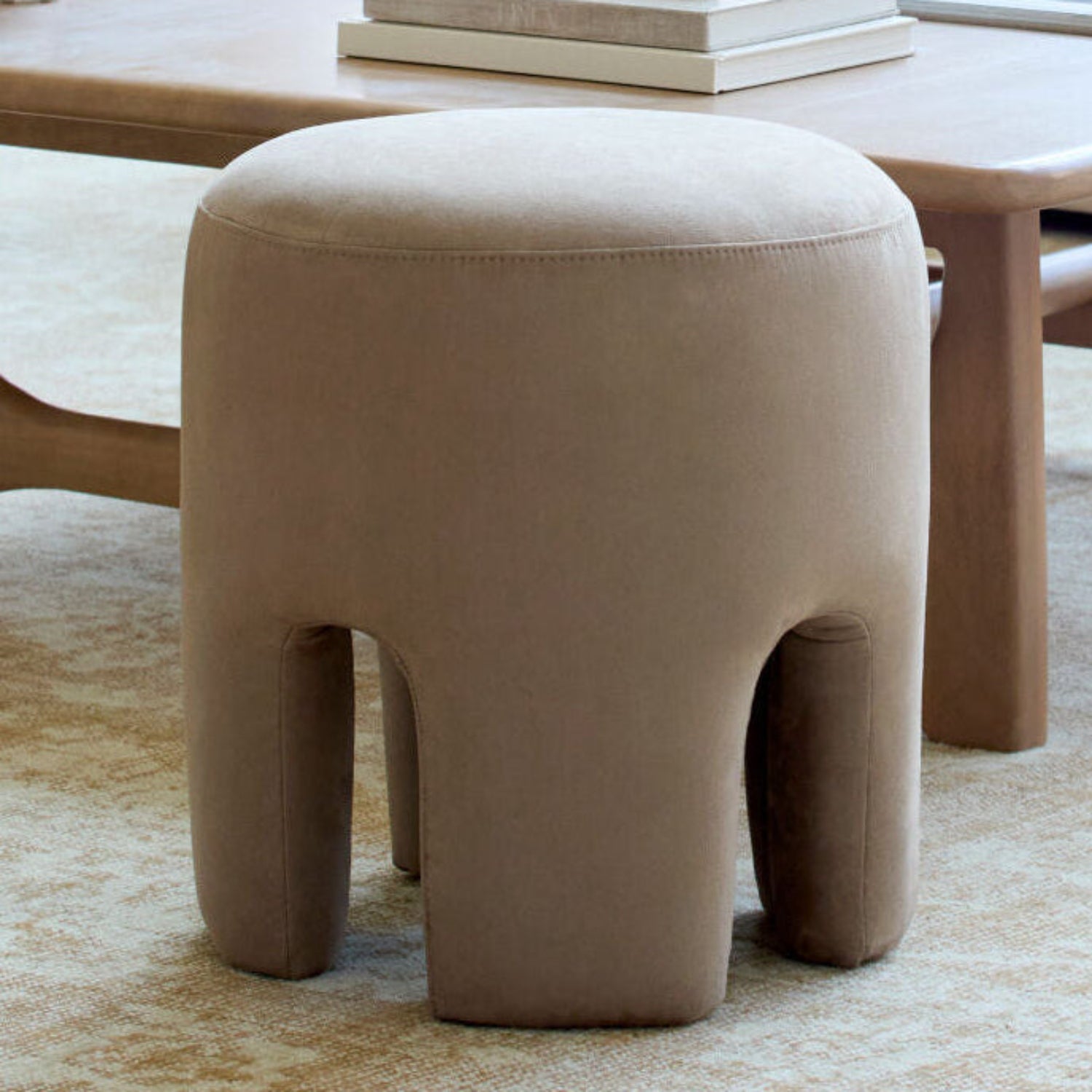Ploom Polyester Ottoman