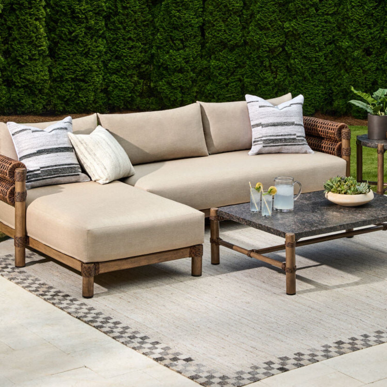 Porta Rectangular Indoor/Outdoor Coffee Table