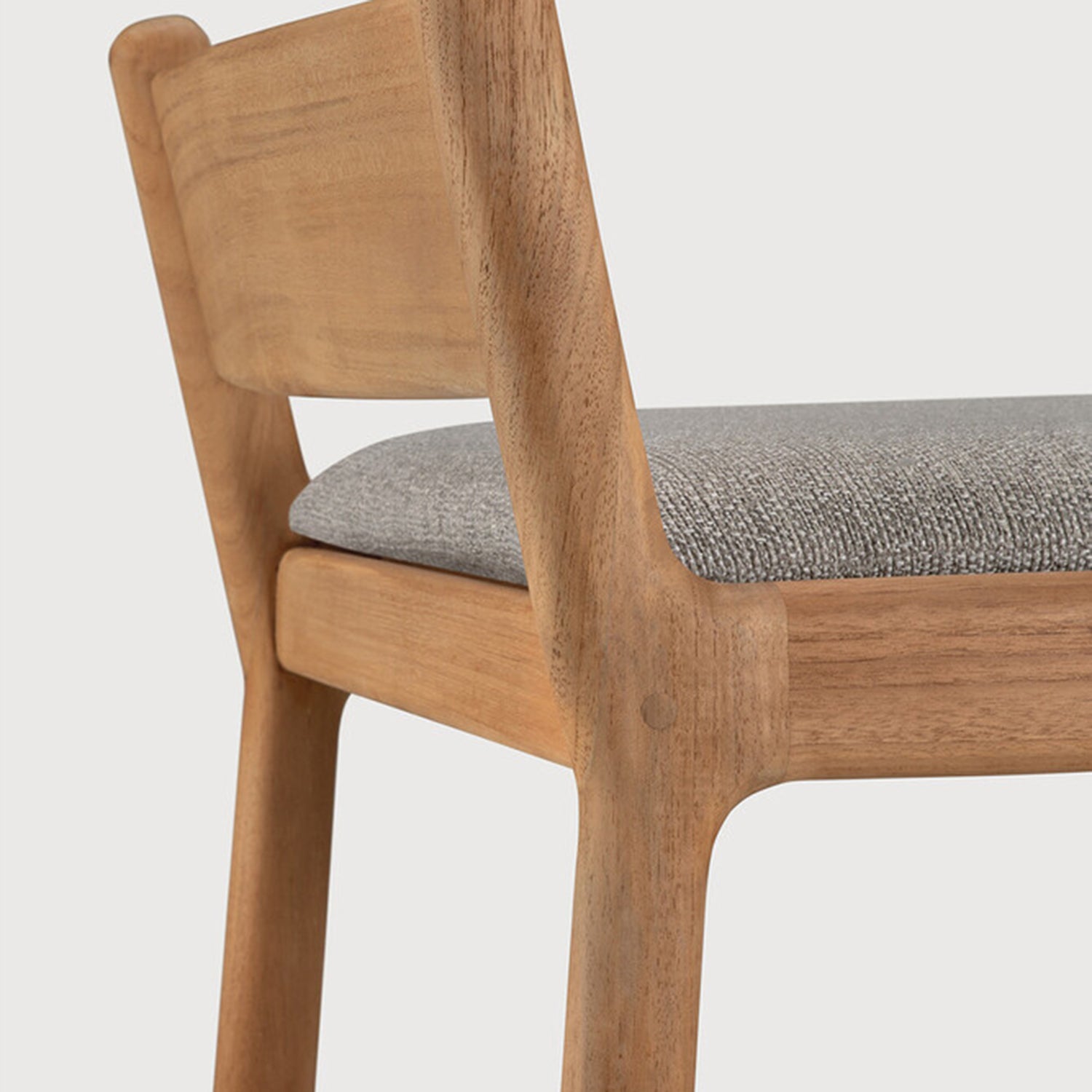 Ethnicraft Jack Outdoor Bar Stool with Cushion Set of 2