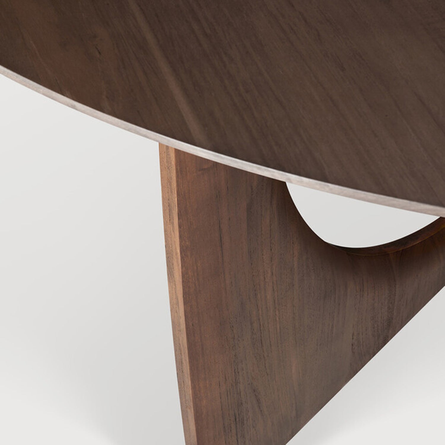 Ethnicraft Geometric Teak Brown Dining Table