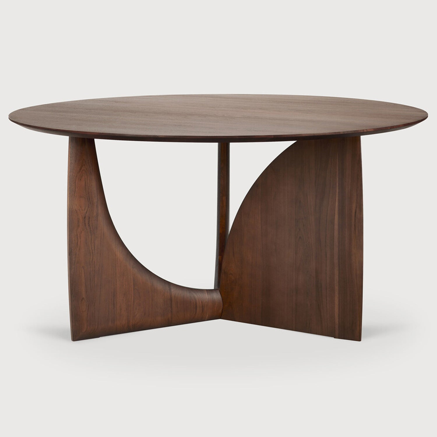 Ethnicraft Geometric Teak Brown Dining Table