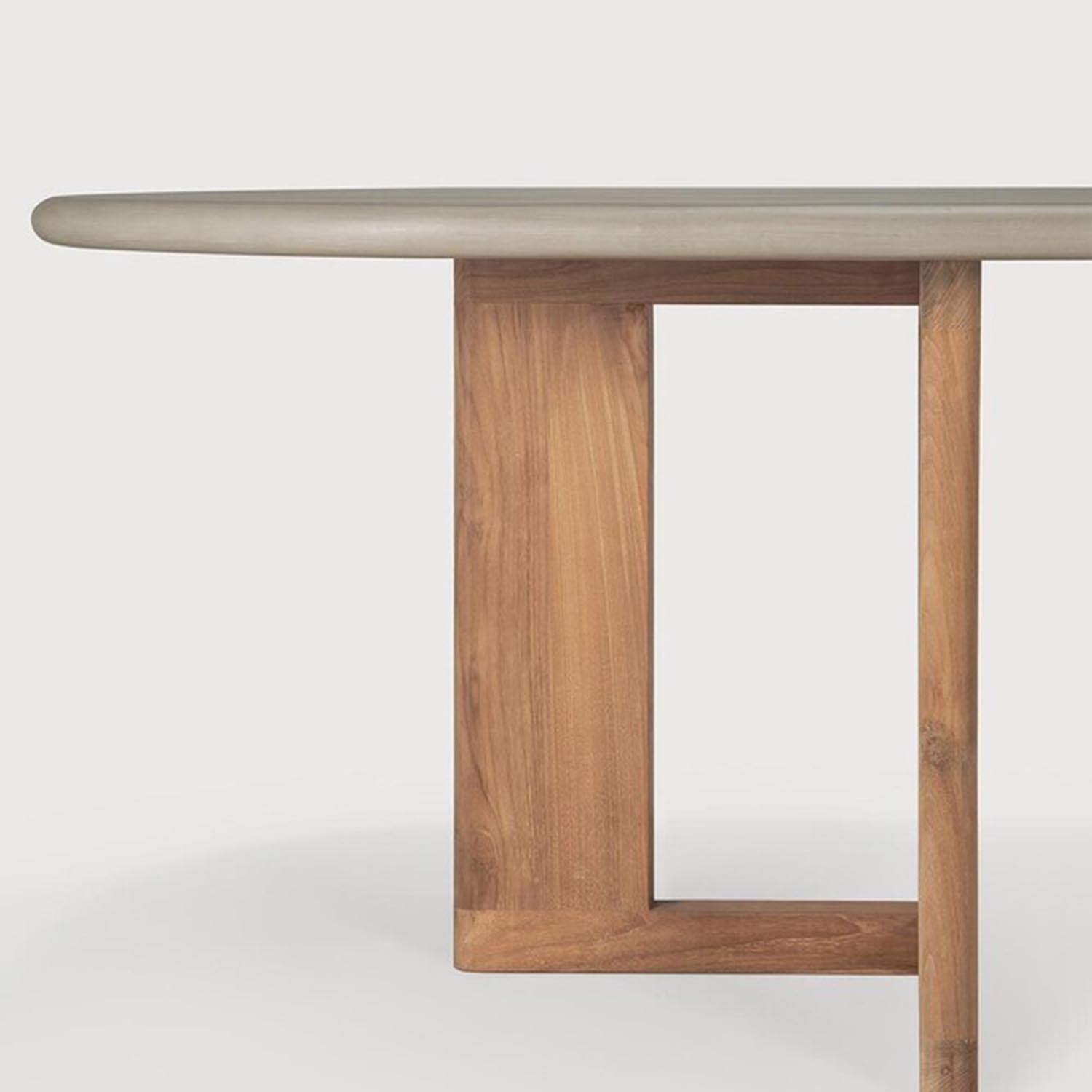 Ethnicraft Trestle Outdoor Dining Table