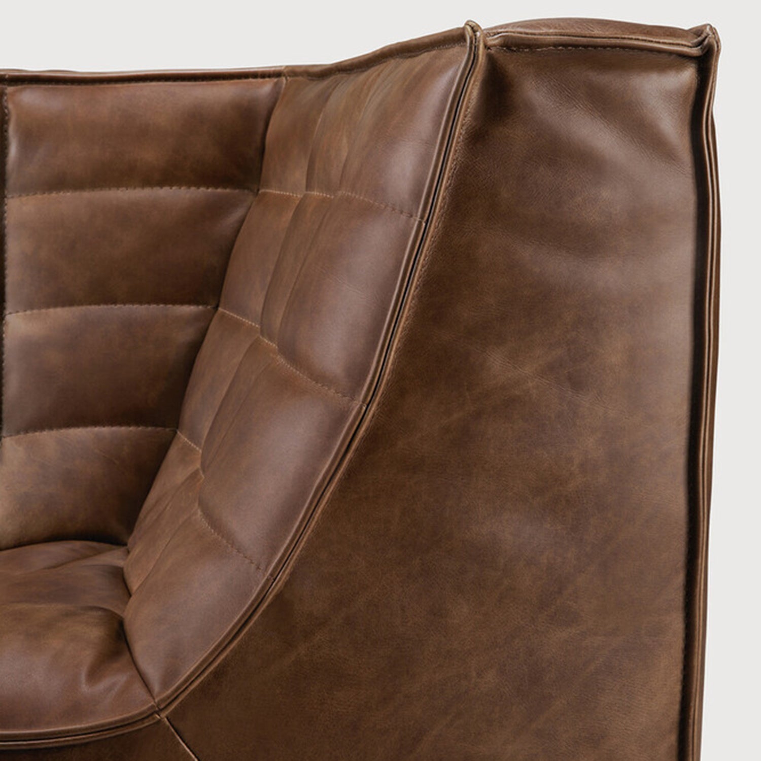 Ethnicraft N701 Modular Leather Sofa