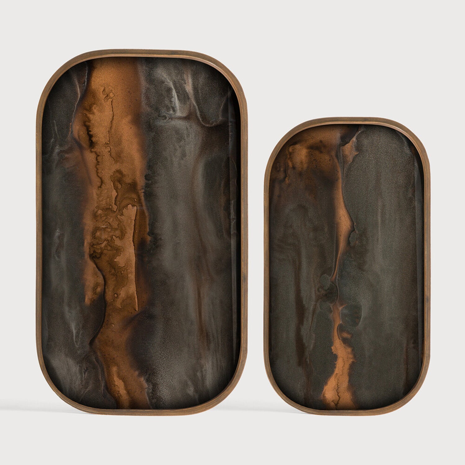 Ethnicraft Organic Glass Valet Tray