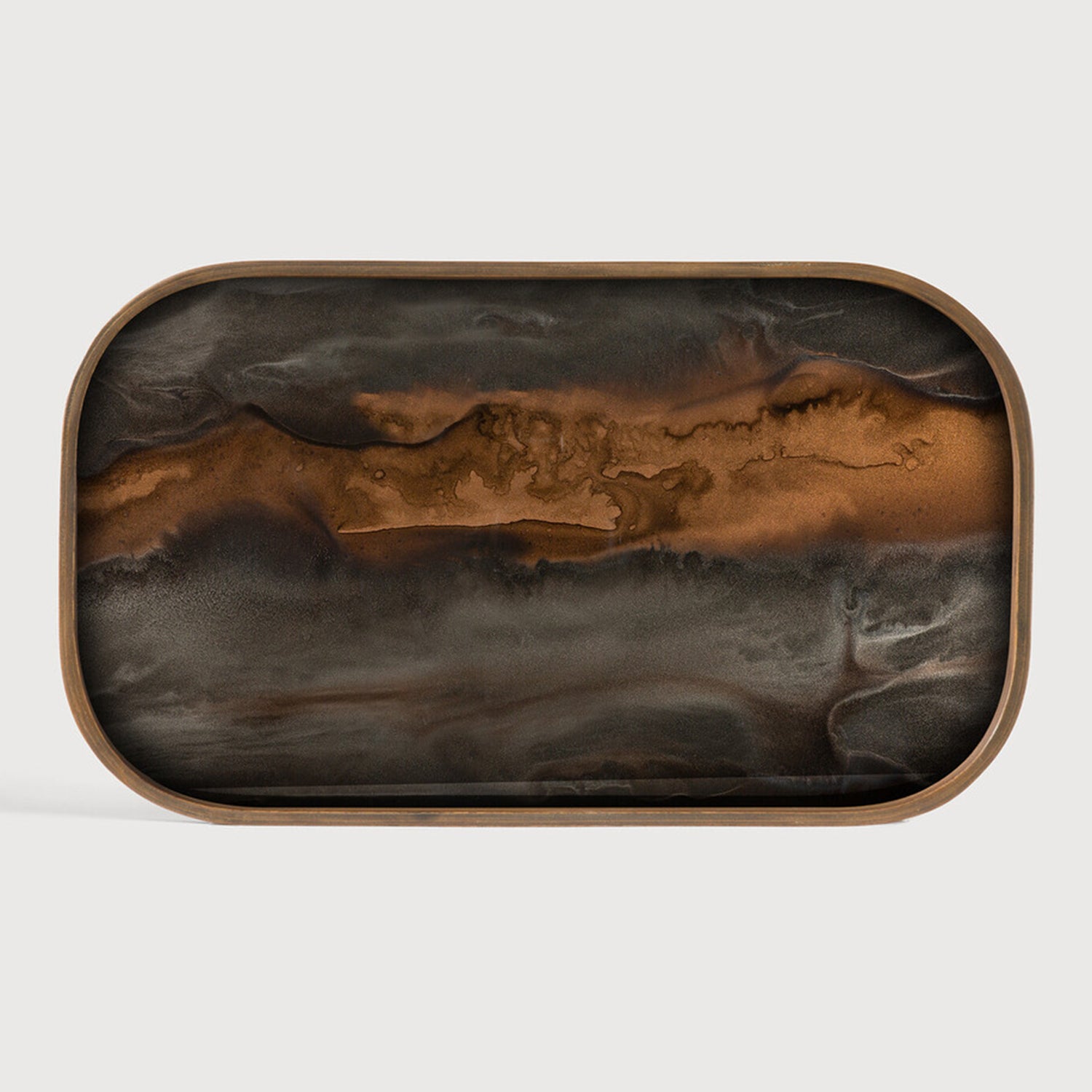 Ethnicraft Organic Glass Valet Tray