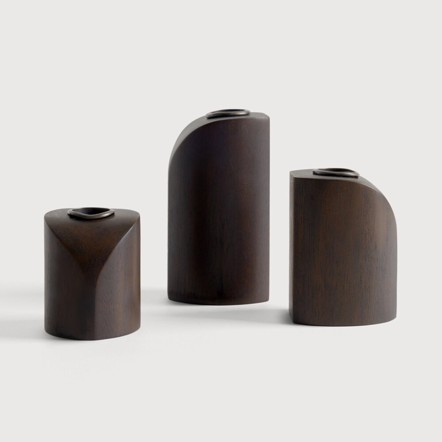 Ethnicraft PI Candle Holder Set of 3