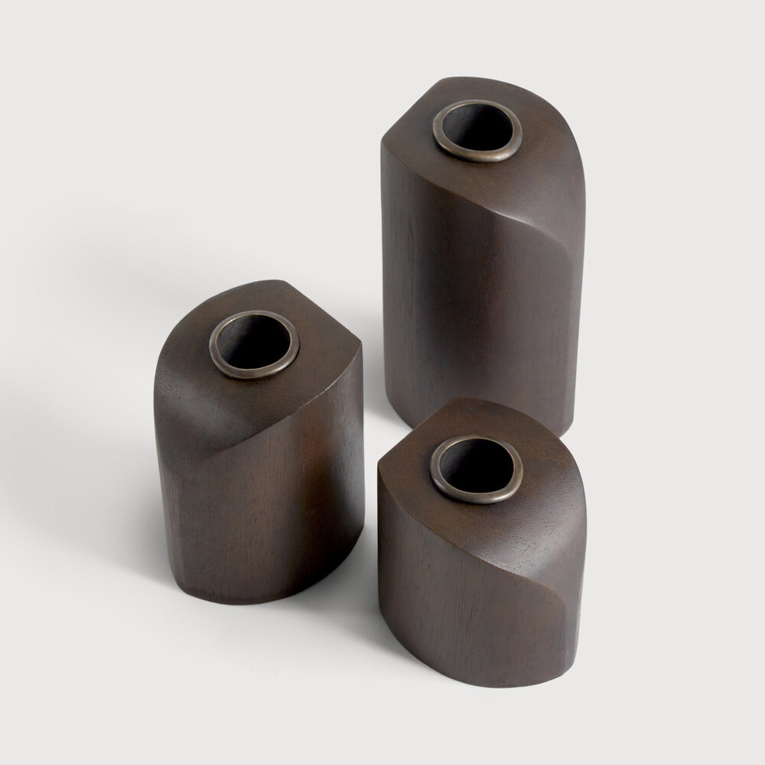 Ethnicraft PI Candle Holder Set of 3
