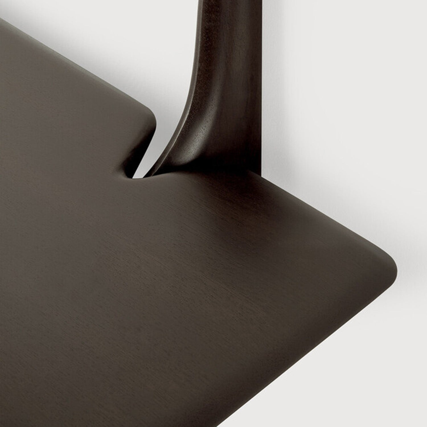 Ethnicraft PI Mahogany Dark Brown Wall Shelf