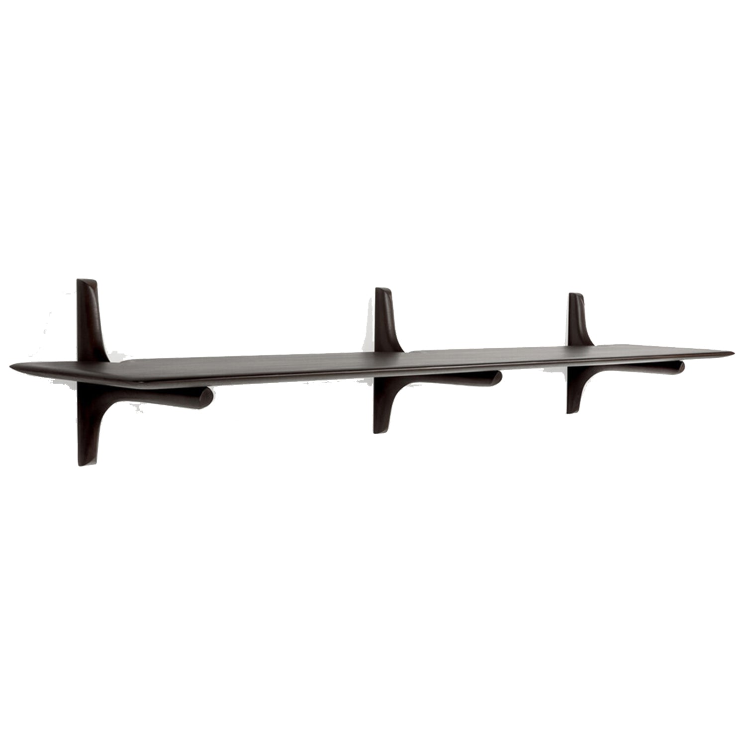 Ethnicraft PI Mahogany Dark Brown Wall Shelf