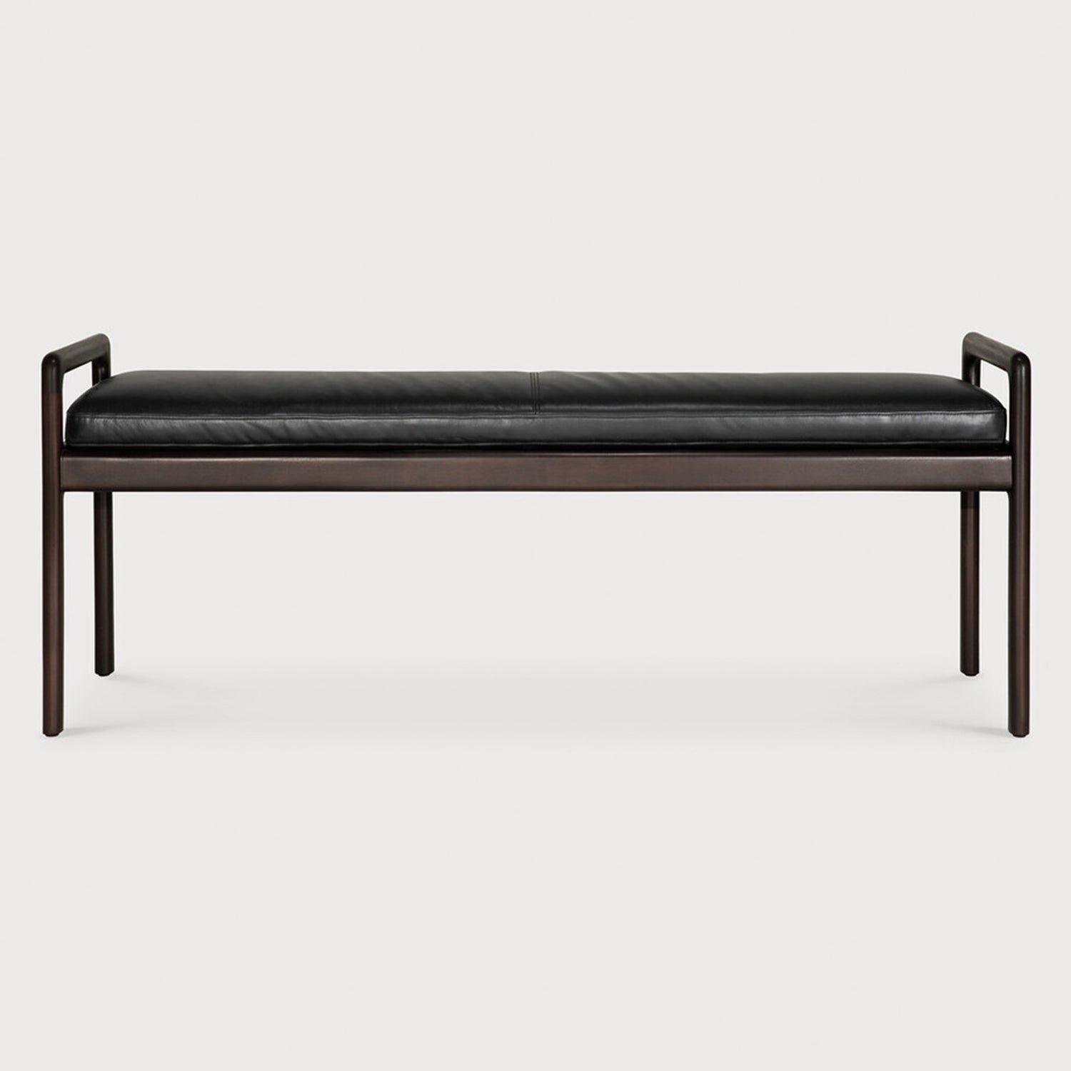Ethnicraft Jack Leather Bench