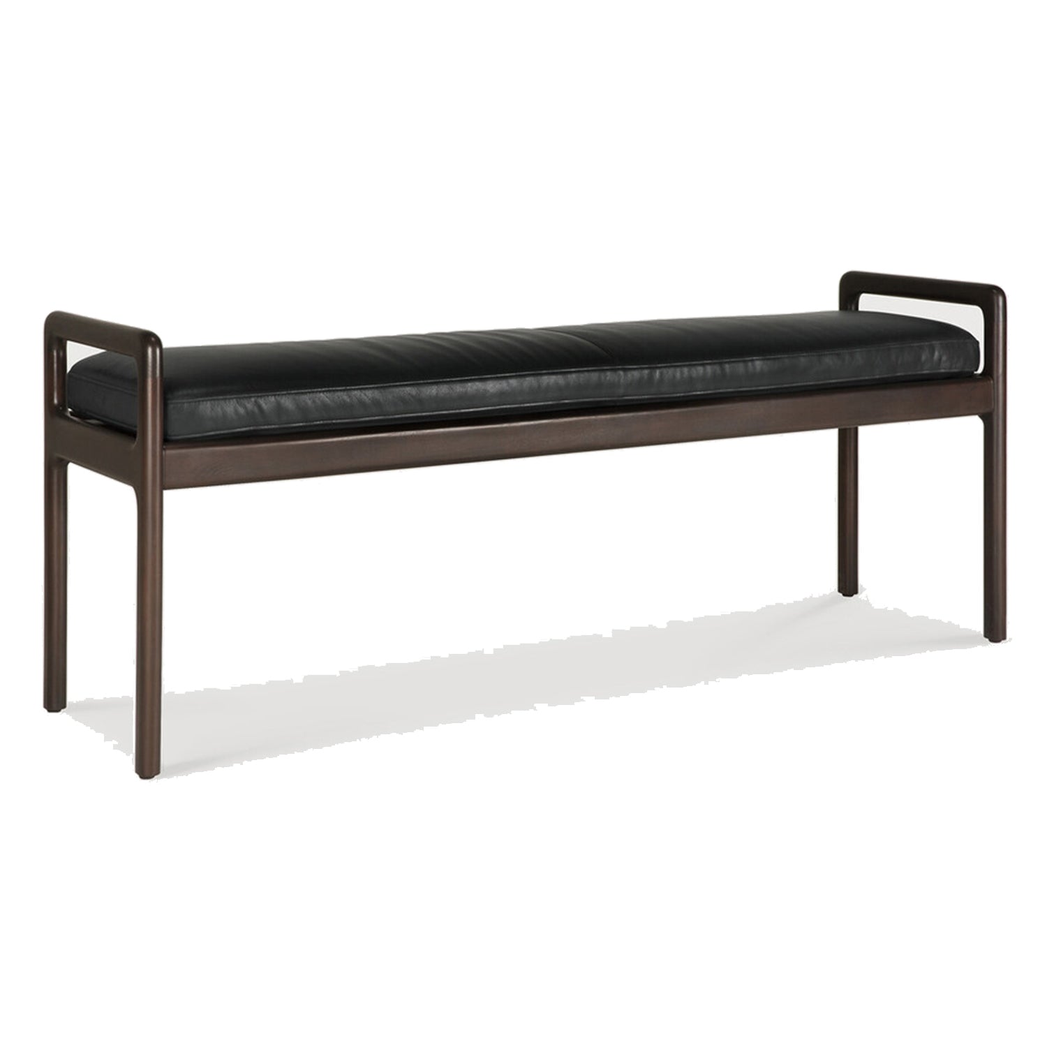Ethnicraft Jack Leather Bench