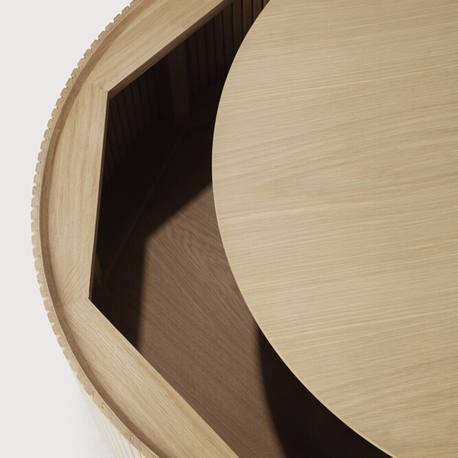 Ethnicraft Roller Max Oak Coffee Table