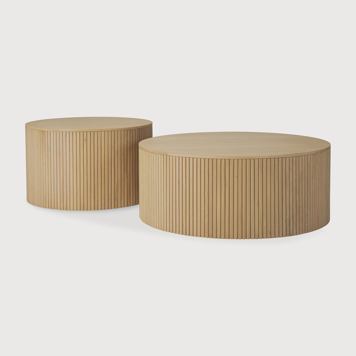 Ethnicraft Roller Max Oak Coffee Table