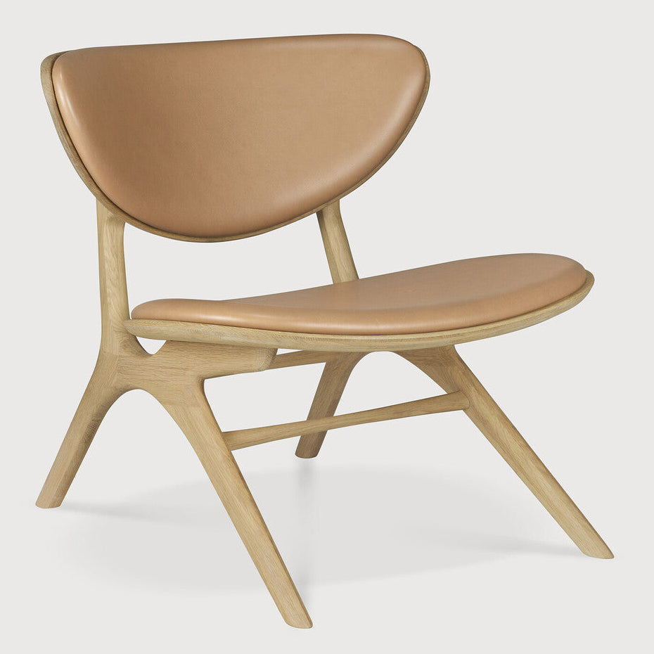 Ethnicraft Eye Lounge Leather Chair