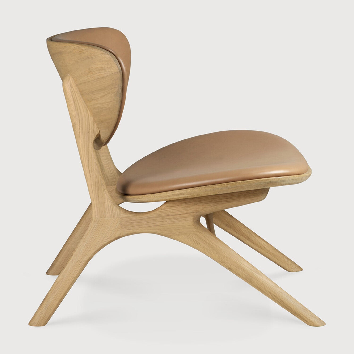 Ethnicraft Eye Lounge Leather Chair