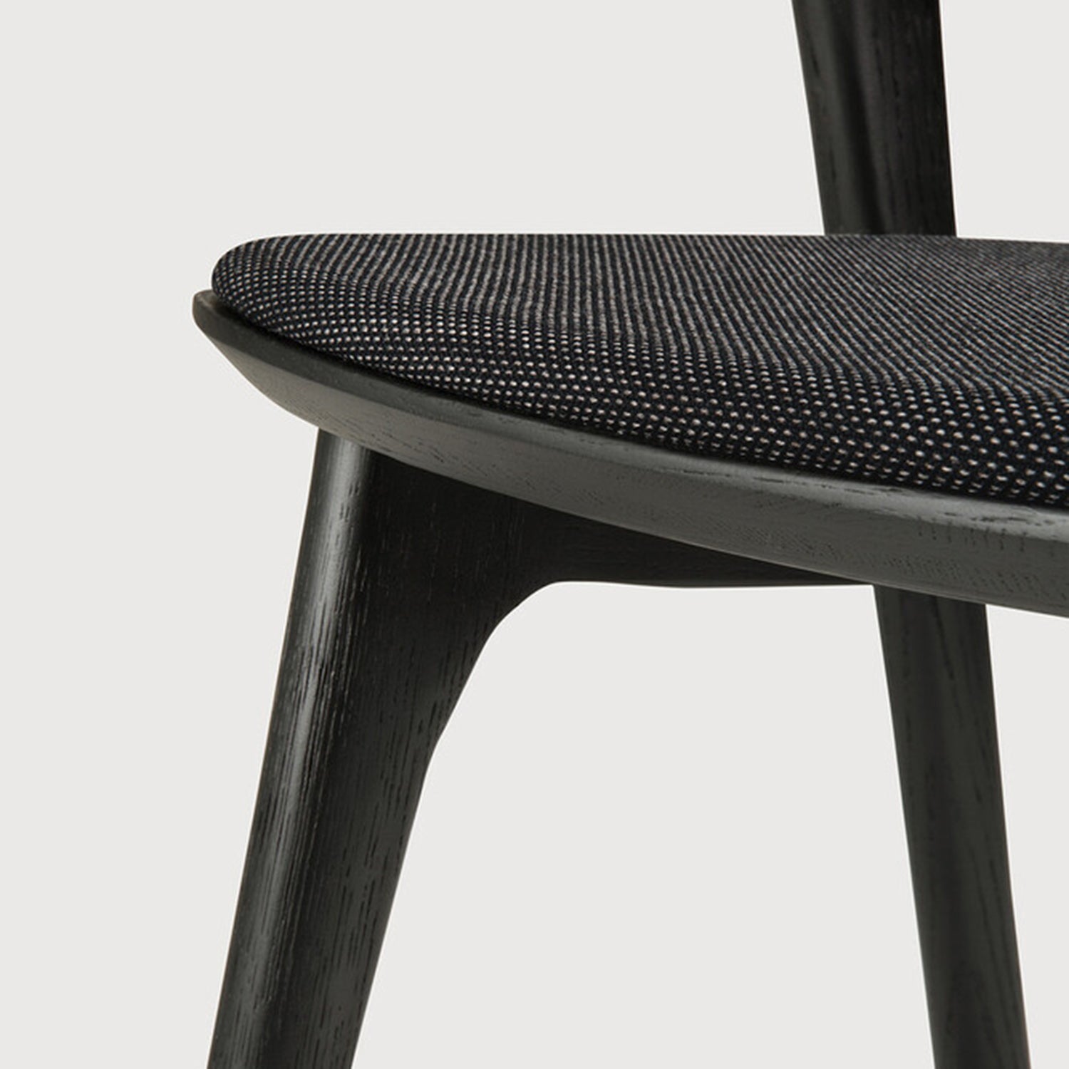 Ethnicraft Bok Oak Black Dining Chair