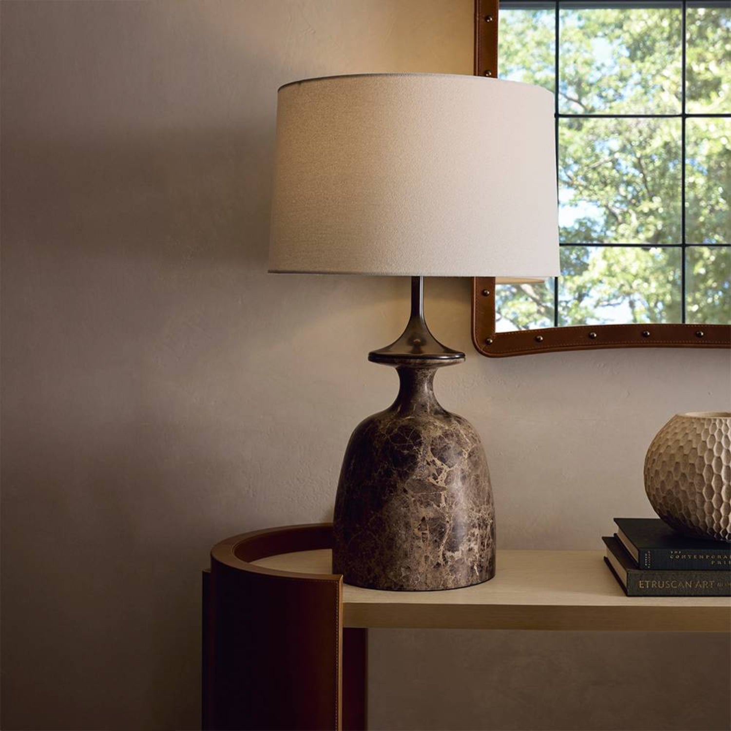 Arteriors Bridgeport Indah Brown Table Lamp