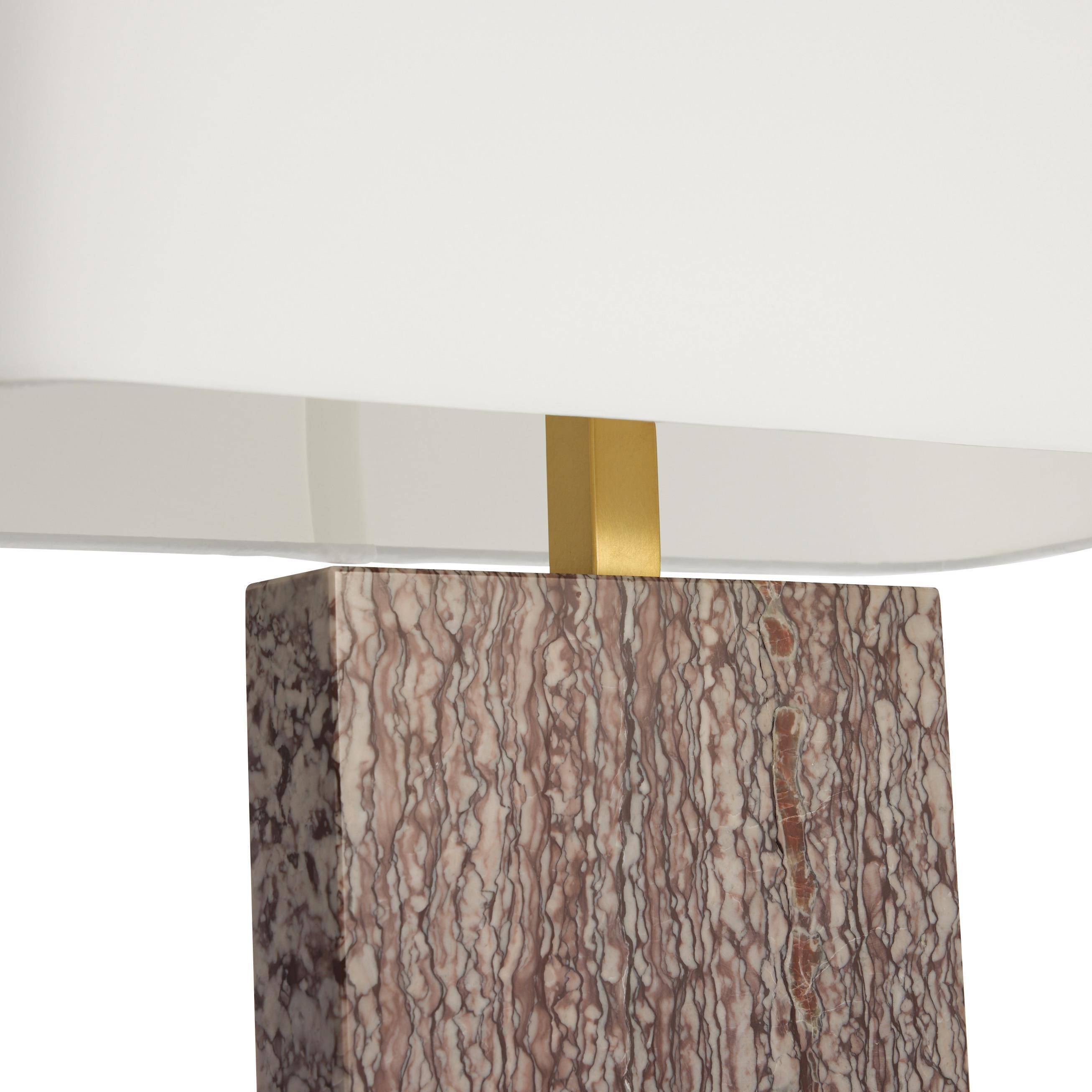 Arteriors Uriah Dark Wood Vein Table Lamp