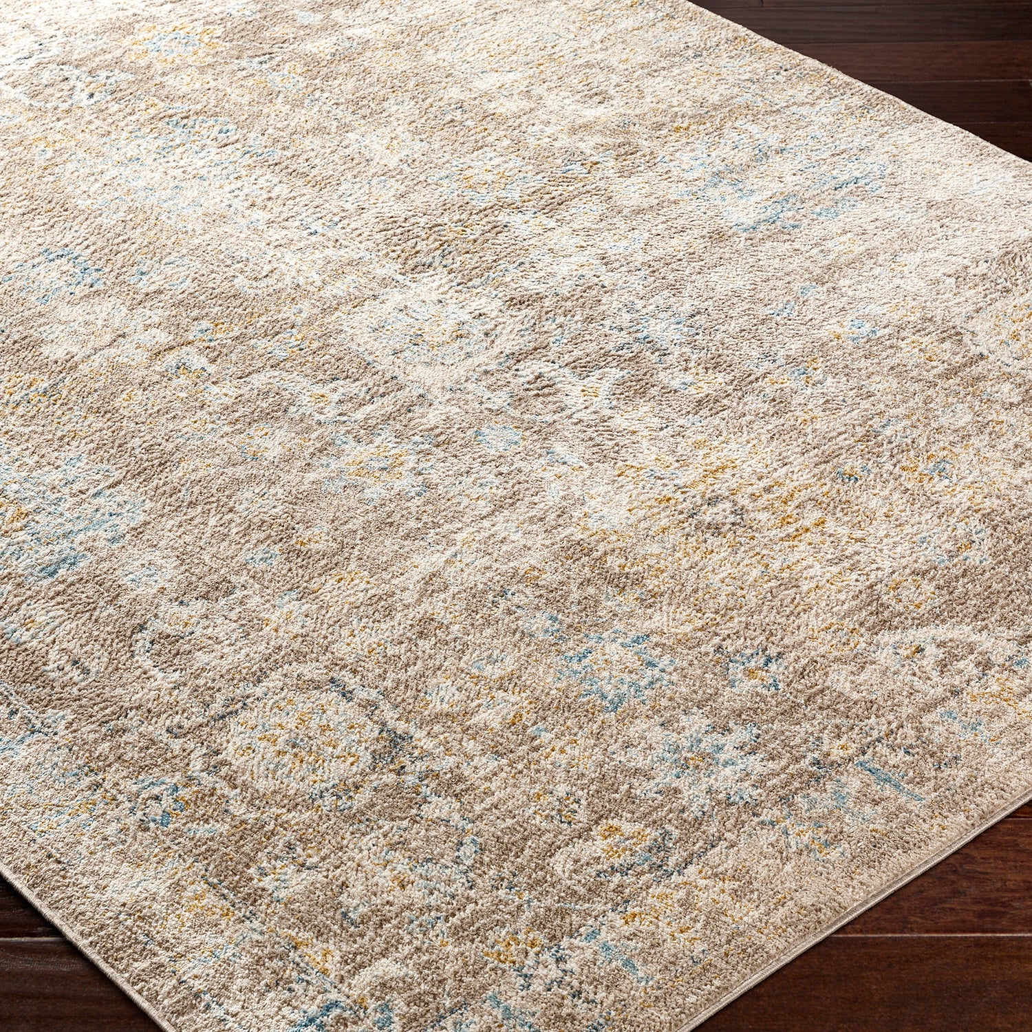 Livabliss Pertek Taupe Machine Woven Rug