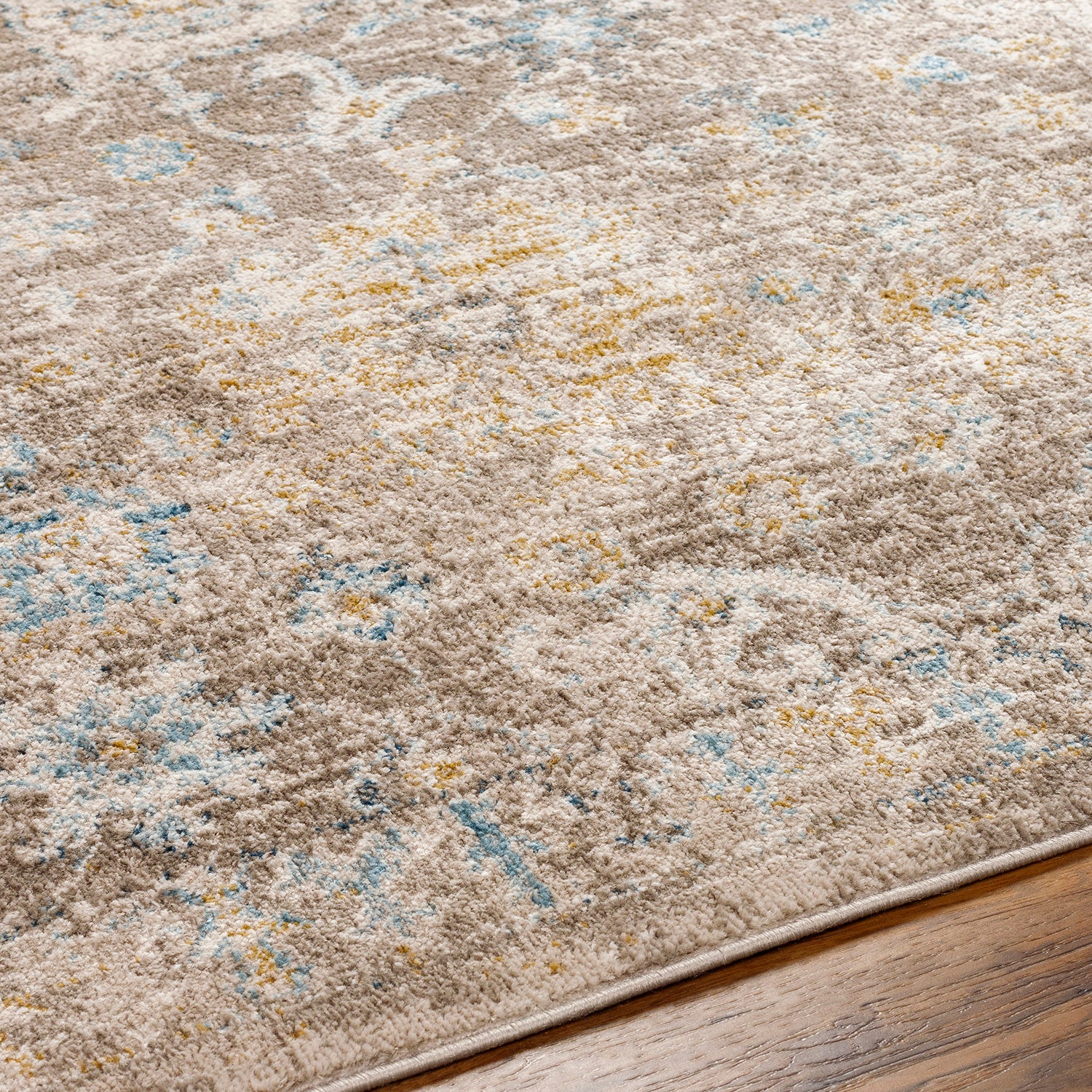 Livabliss Pertek Taupe Machine Woven Rug
