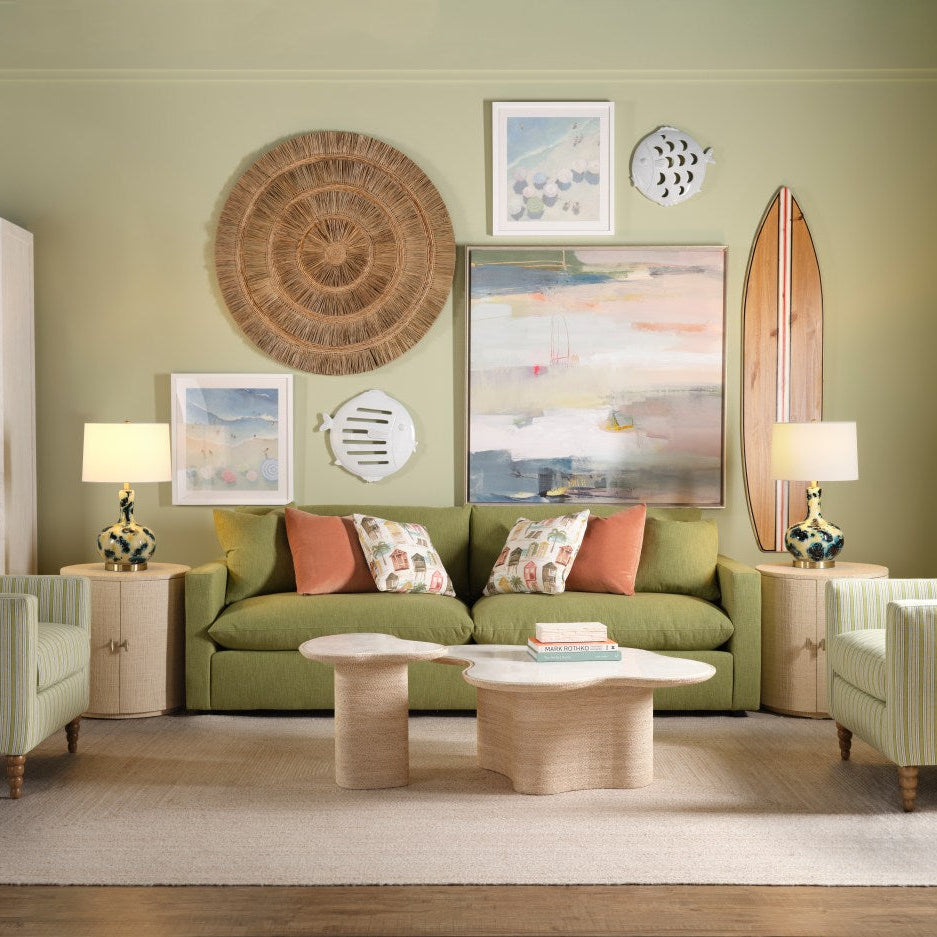 Margaritaville Coral Round End Table