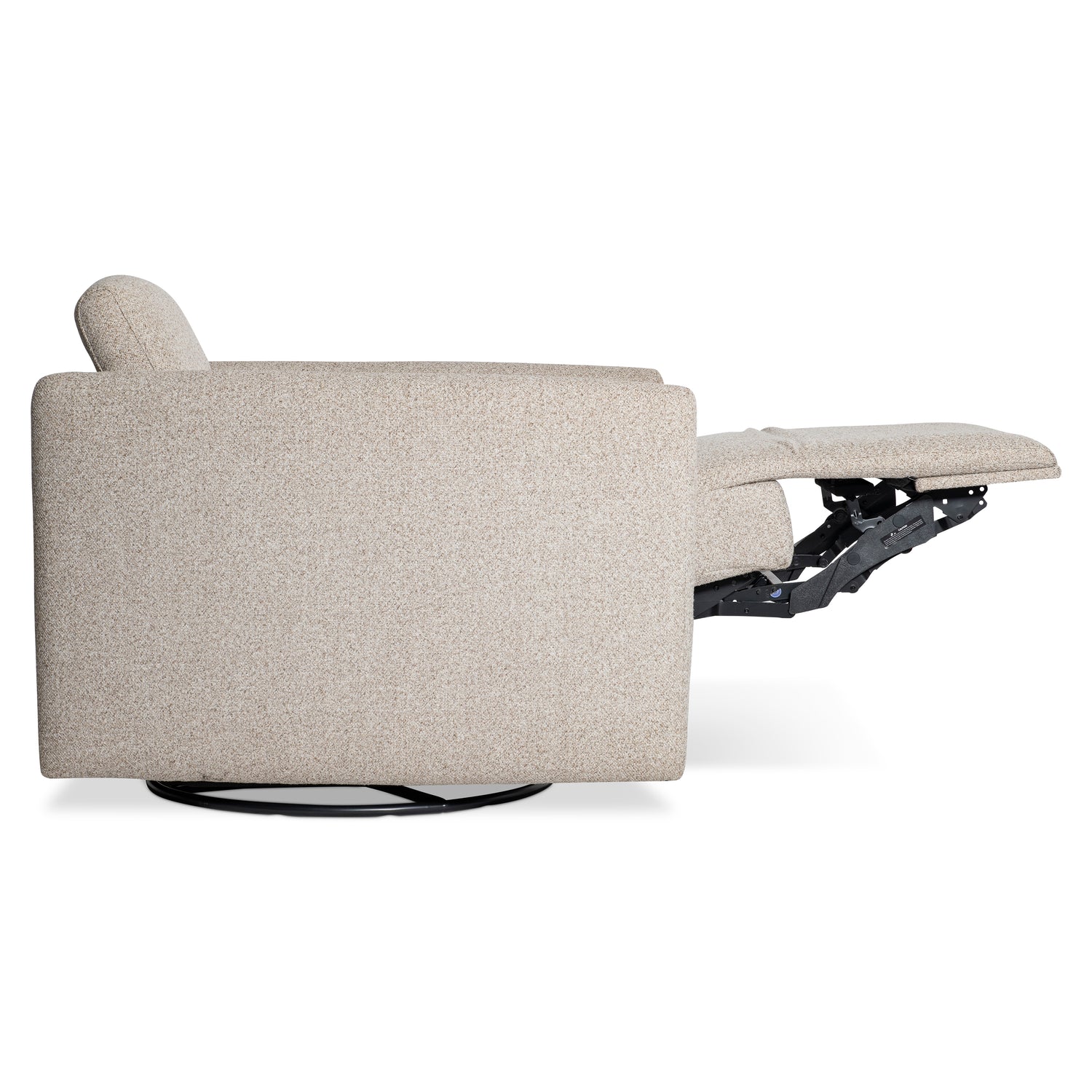 Bernhardt Living Livvy Fabric Power Motion Swivel Chair