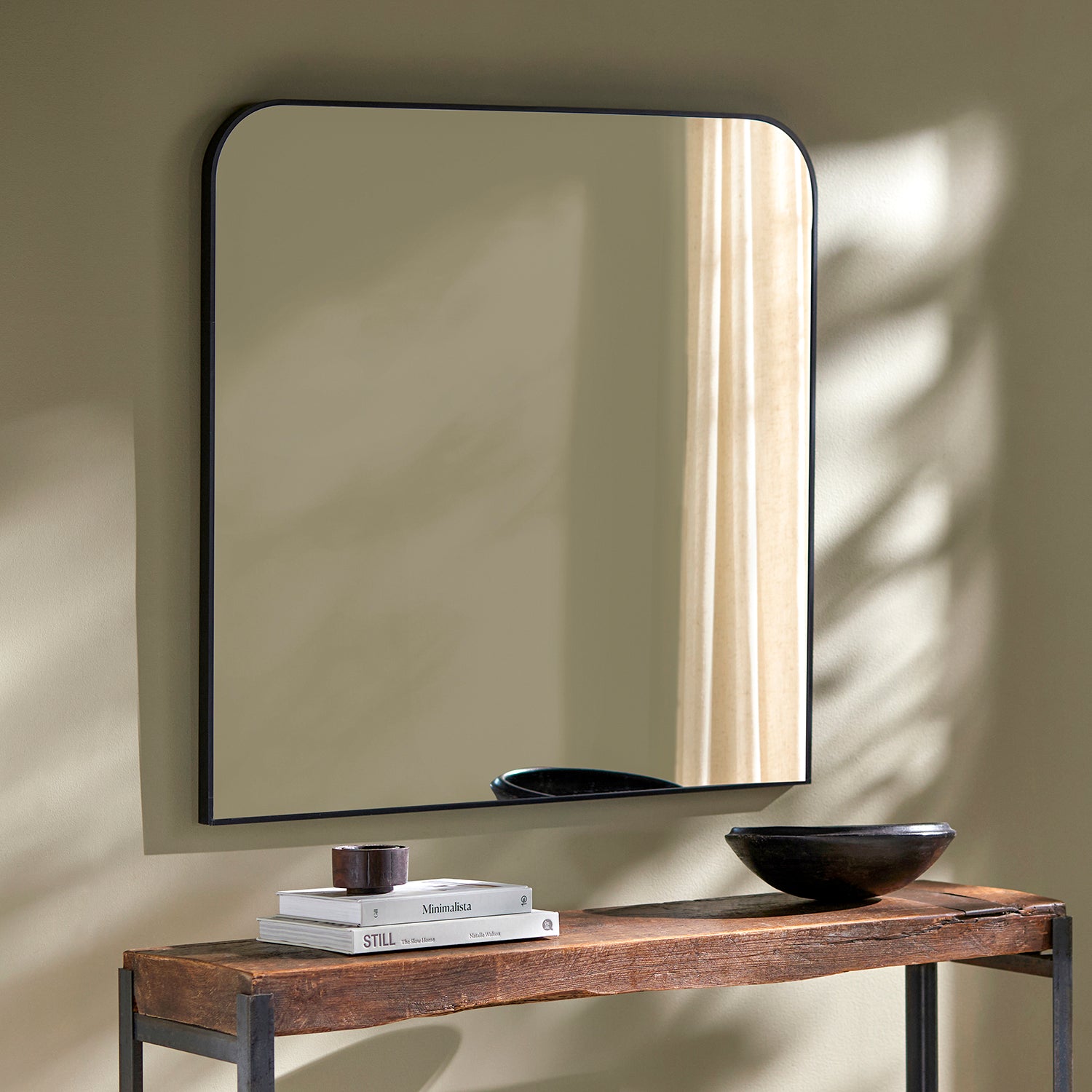 Aranya Rounded Wall Mirror