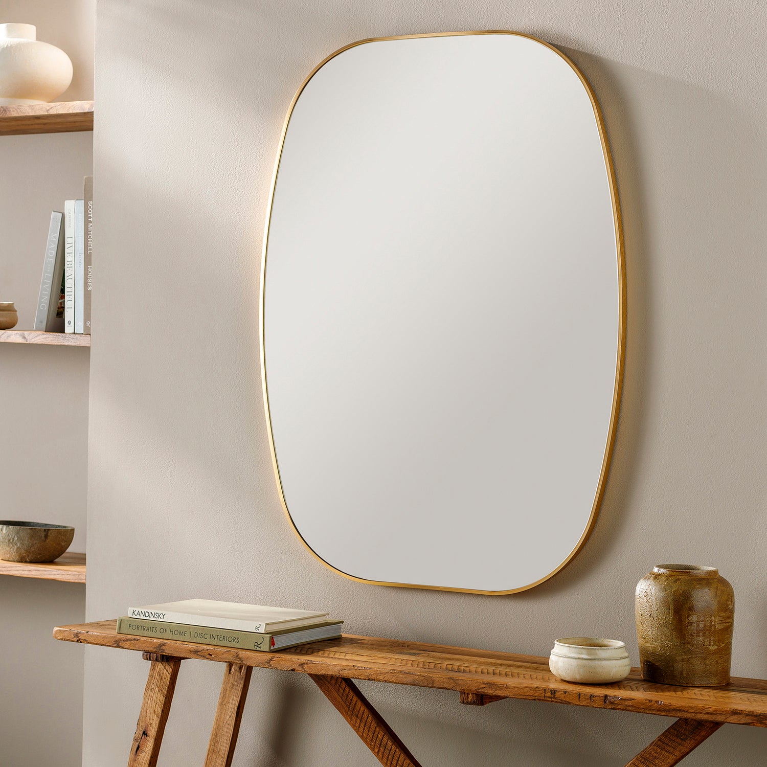 Aranya Wide Wall Mirror